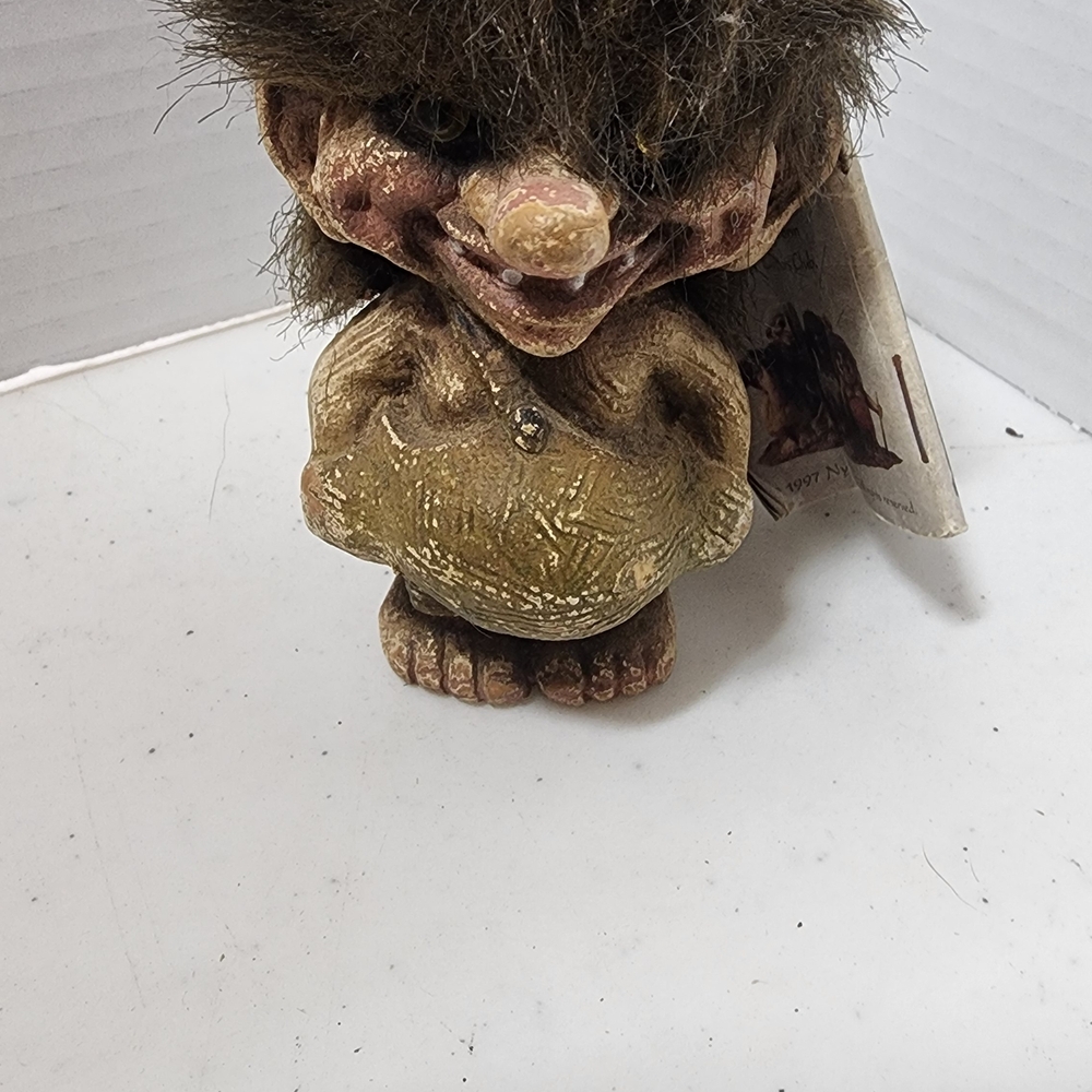 Troll Figurine with Brown and Tan Accents
